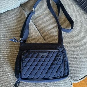 Vera Bradley Navy Quilted Crossbody Bag